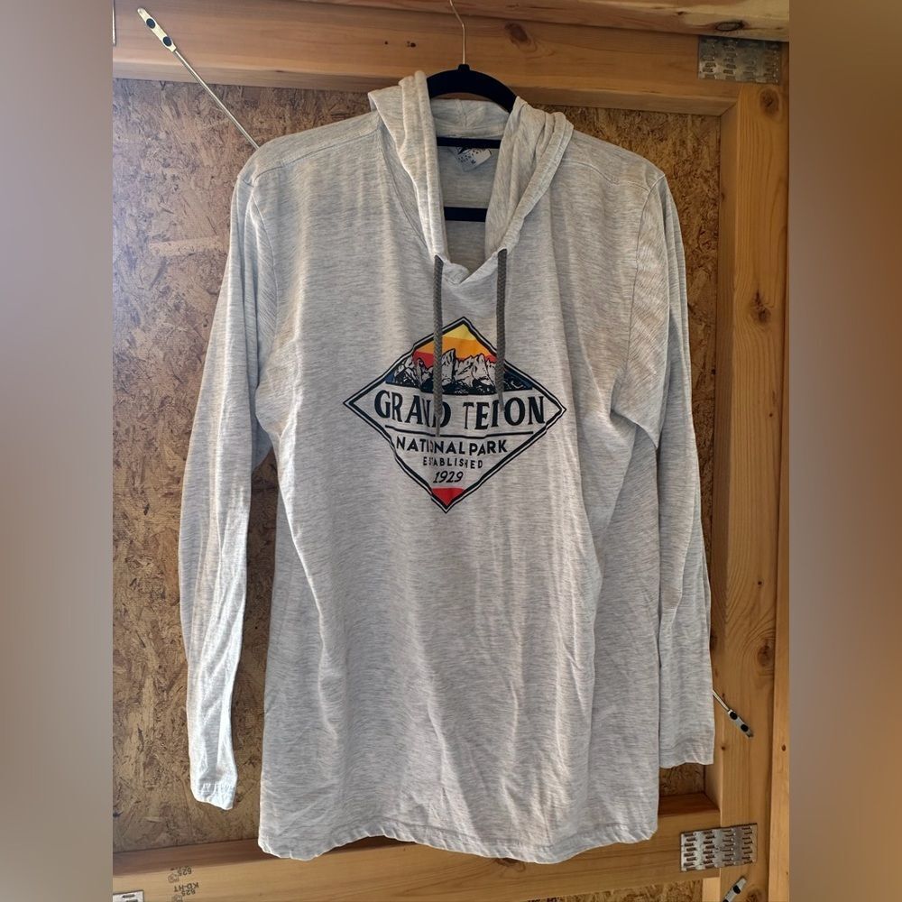 Gray Grand Teton Hoodie
